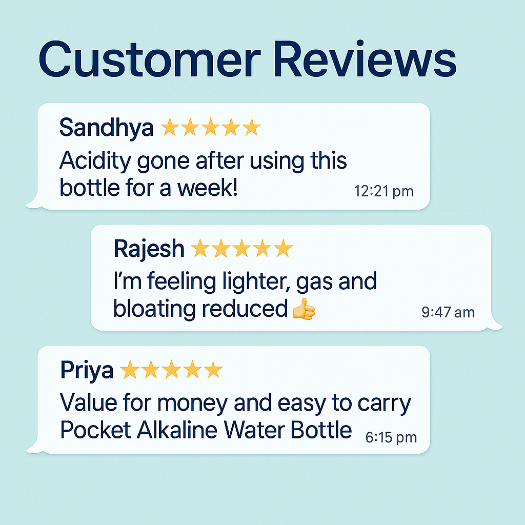 Acidity-Free Water Bottle