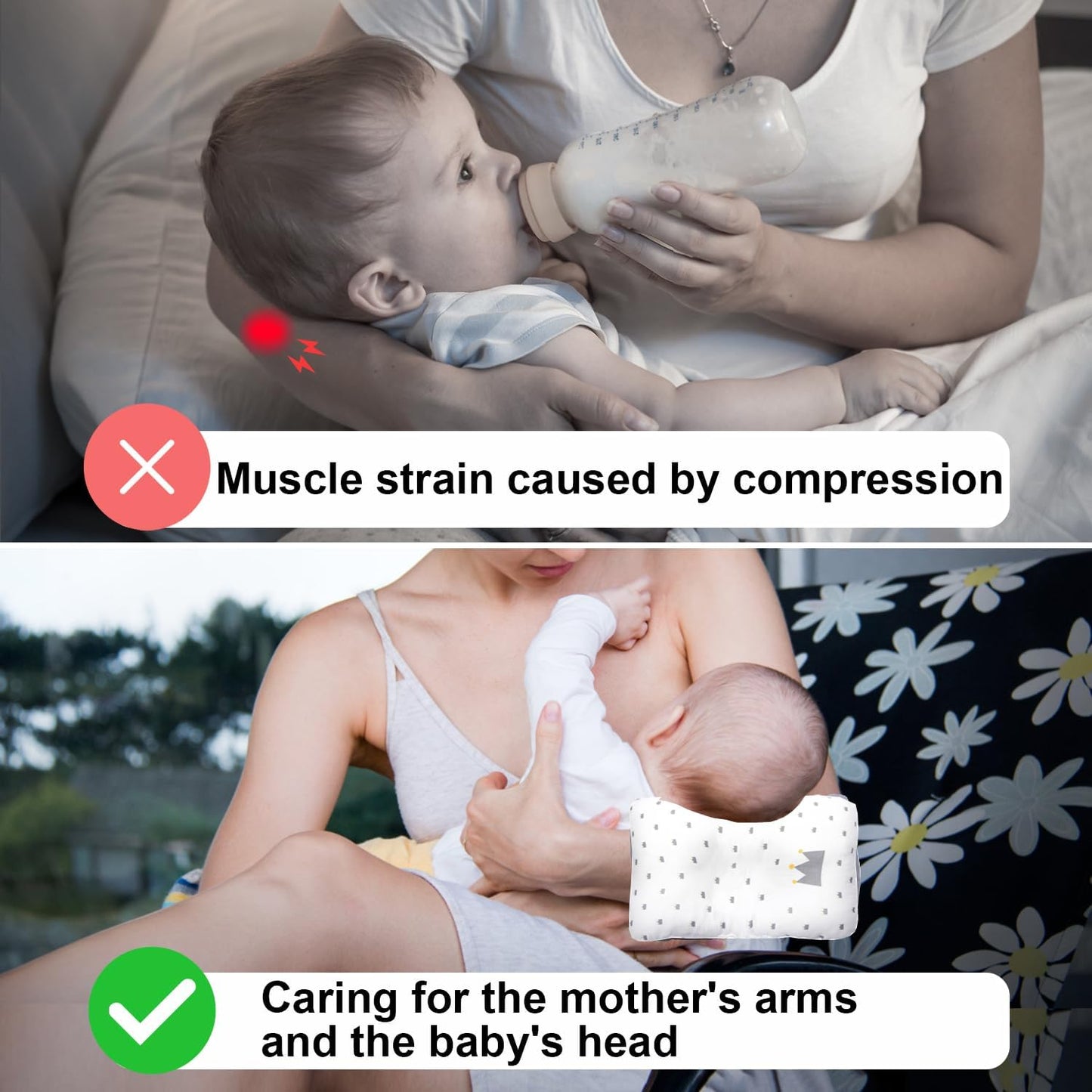 Cozie Cradle – Trusted Nursing Arm Pillow for Safe & Comfortable Feeding