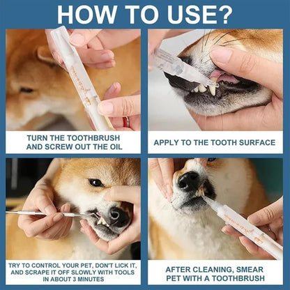 🪥 Pet Toothbrush Pen – Quick & Easy Dental Care for Dogs & Cats