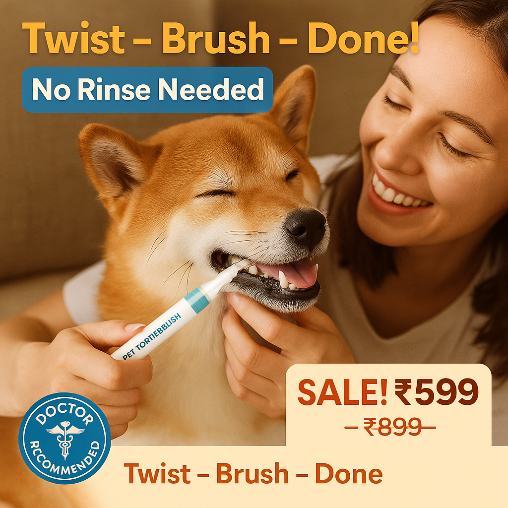 🪥 Pet Toothbrush Pen – Quick & Easy Dental Care for Dogs & Cats